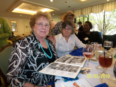 Eastern High 50th reunion   Joan & Nancy