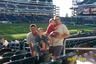 My son Matthew and I at the Eagles game