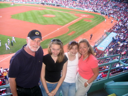 Bethunes at Boston Red Sox game