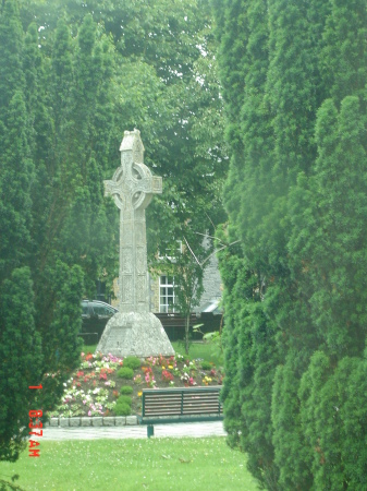 Old Irish cross