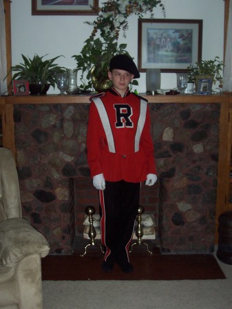 Brandon's first year of Marching Band