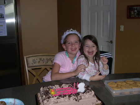 kelsey and her niece on her 8th B-day
