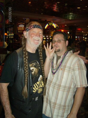 me and willie sharing.