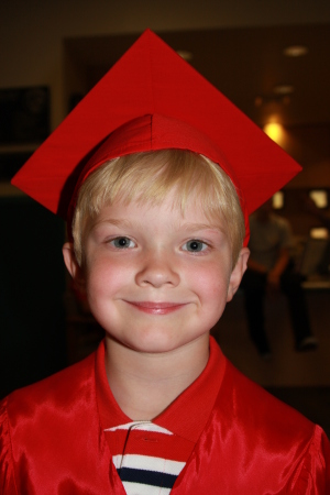 Tanner (5) Graduating from Pre-School