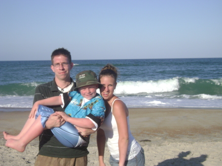 Justin, Adam and Hilary  Outer Banks  NC