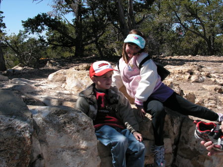 Conner and Gillie at the Grand Canyon