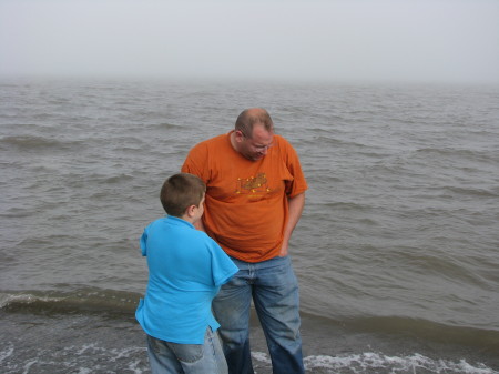 Aaron and Robert in the Arctic Ocean