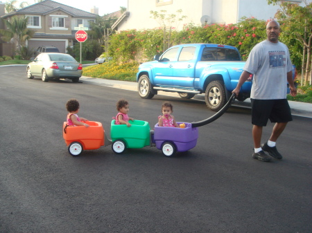 Dad with the Girls