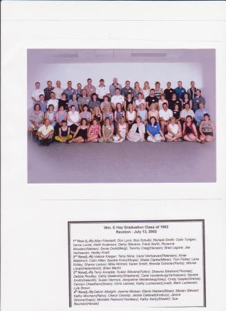 1982 Class Reunion july 13 2002