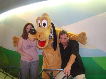 Me and Mark with Pluto