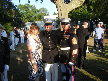 Jodi, Corey, and I at his commissioning and graduation from the Citadel. I retired from the Marine Corps almost 6 years ago.