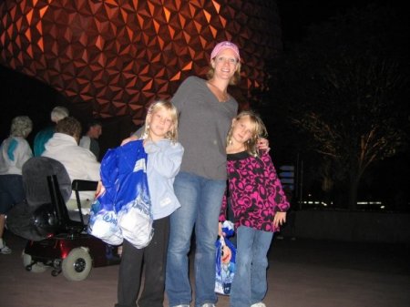 My older children and me at Epcot - Nov 2007