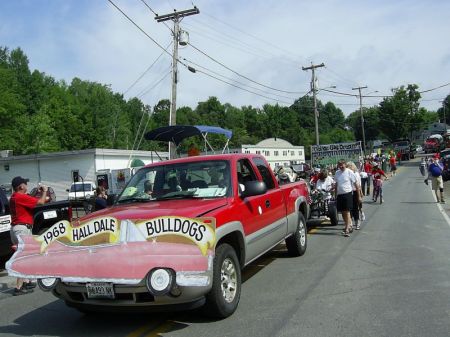 HallDale Bulldogs Class of '68 OHD float