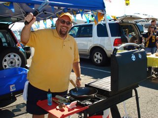 Tailgating on the Blue Lot