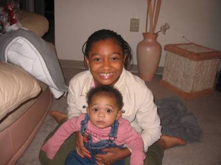 My girls Cyonn (10) and Makenzie (2)