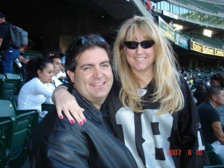 Don and I at the Raider game!