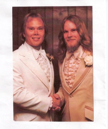 My brother Mike`s wedding in 1977?