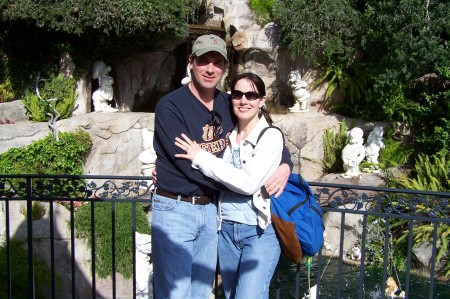 My Husband Jeff & I at Disneyland 3/08