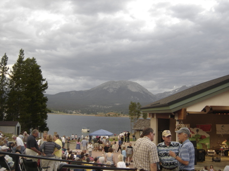 Summer mountain festival in Colorado