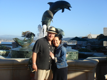 My wife and i in Monterey 7 months pregnant