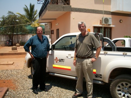 Visiting our office in Tete Mozambique
