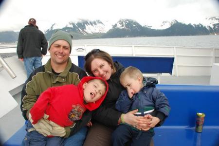 My family on a Kenai Fjords Cruise 2008