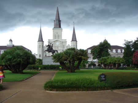 New Orleans on a stormy day