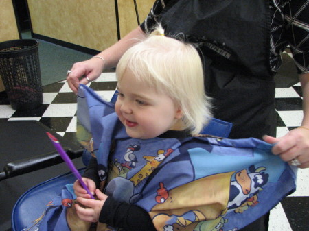 First Haircut- October 17, 008