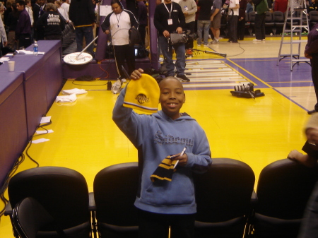 Birthday after Lakers Game..