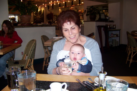 Maxine & my grandson Marcus