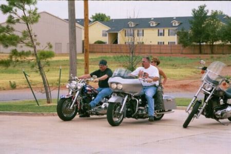 Me & Perry and Ronny out on a run