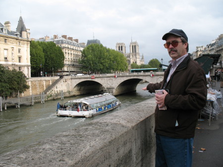 at the water's edge: ah, The Seine ! Paris !