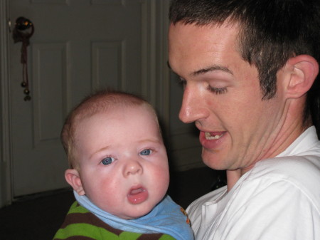 #2 sonTex, with his son, Charlie February 2010