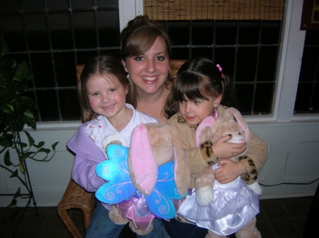 Our daughter, Laura, and two of her nieces