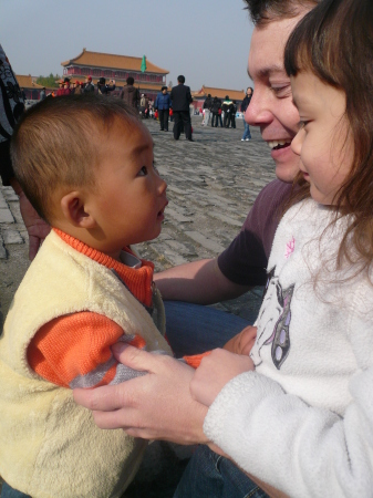 Little boy in Forbidden City