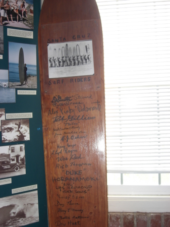 autograph Surf board of the greats