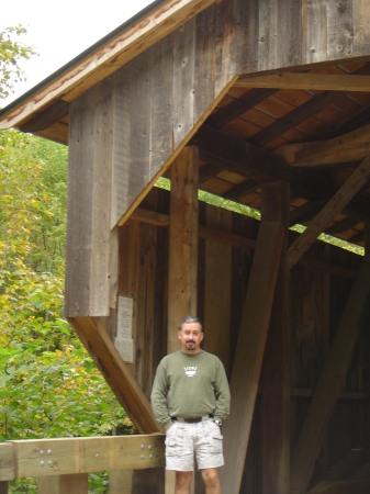 Covered bridge in Vermont