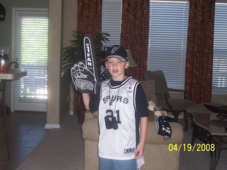 Gavin ready for the SPURS game