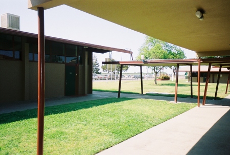 view from portable wing facing north