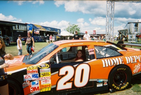 Me in Tony Stewart Car