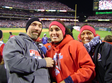 danny, sheri, dana 2008 phillies world series