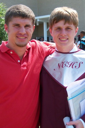 Stephen and Seth at Seth's graduation 2008