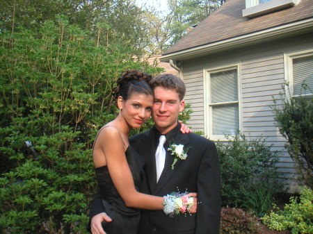 My daughter Elaina, her friend Daniel, Jr Prom