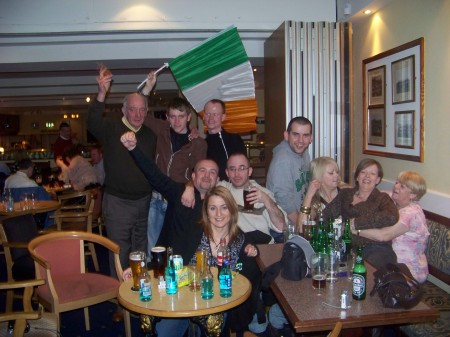 my inlaws in Ireland on St Patty's day