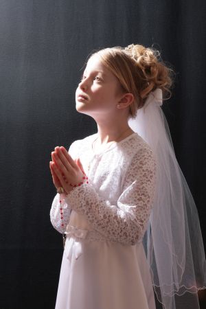 Our Oldest Daughter's First Communion Picture
