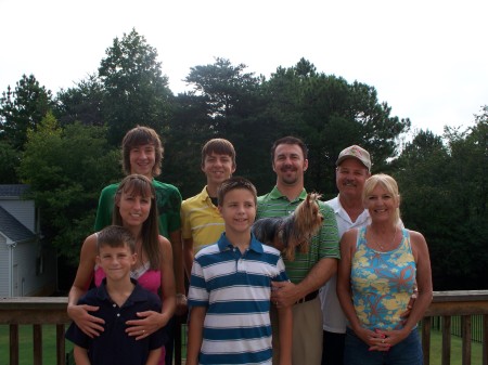 My daughter's family & my wife Cathy