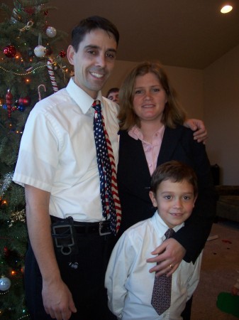 My wife and son and I in DEC 07