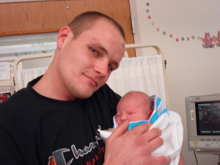 My son, Rob, and his new daughter, Savannah