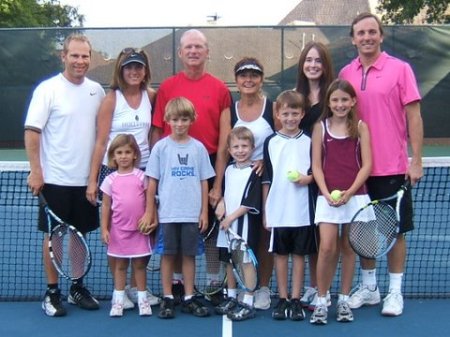 All tennis family