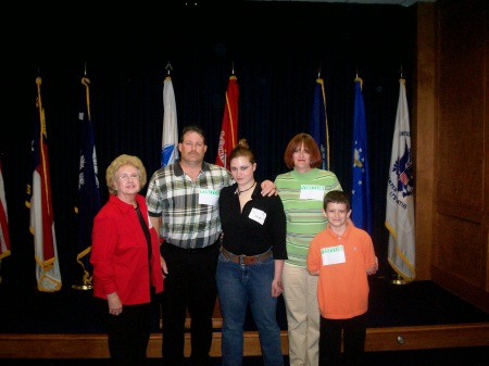 Family at Swearing in Ceremony